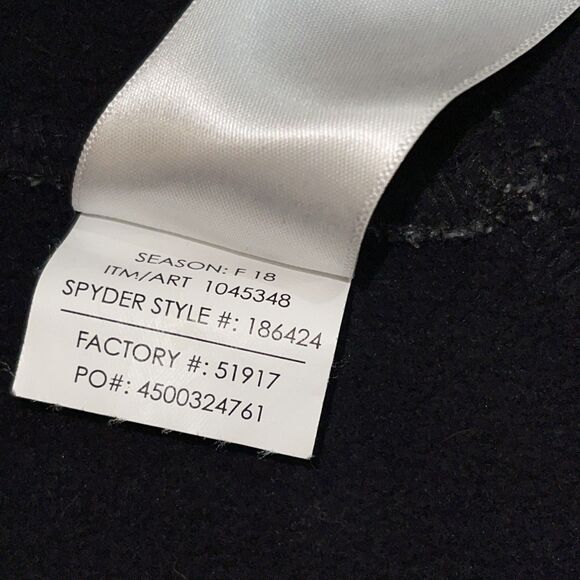 SPYDER Endur Full Zip Mid Weight Fleece Lined Sweater Jacket Winter Grey Size XL - Picture 10 of 13